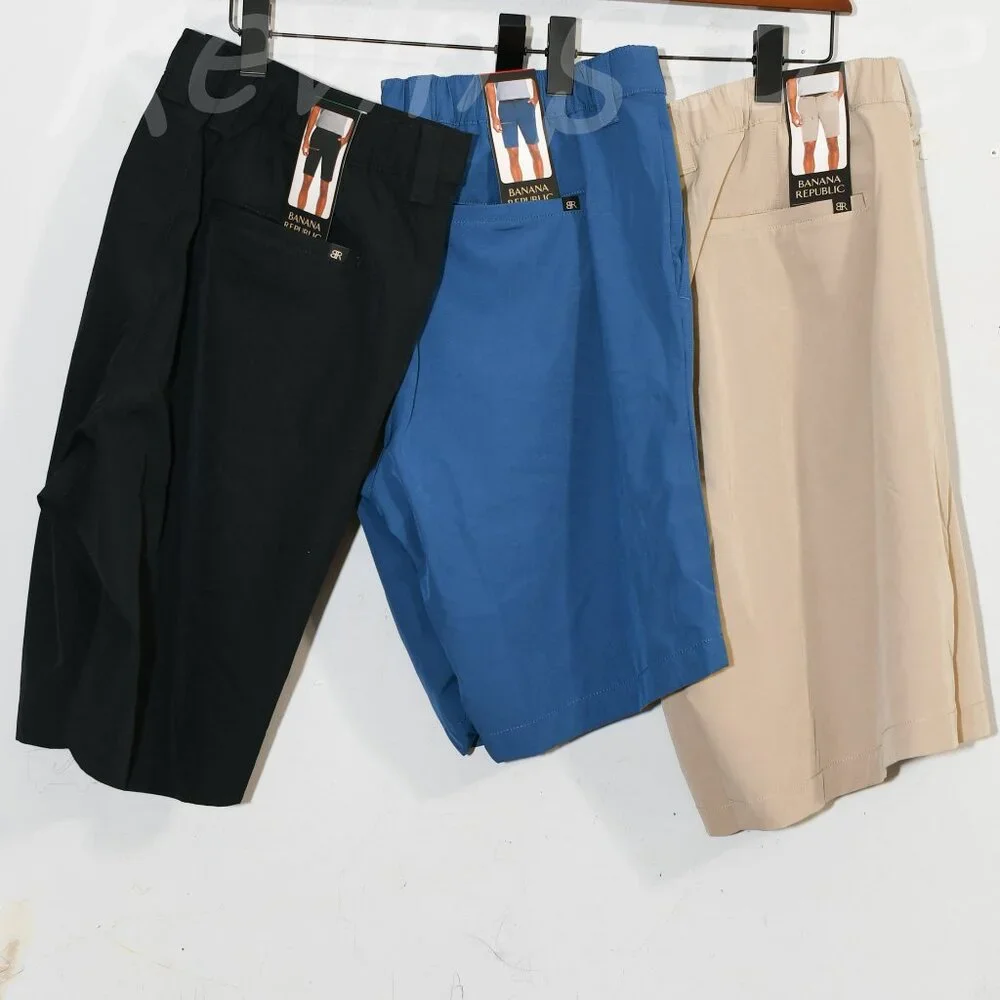 3 pairs shorts .Banana Republic Men’s‎ Flat Front Shorts